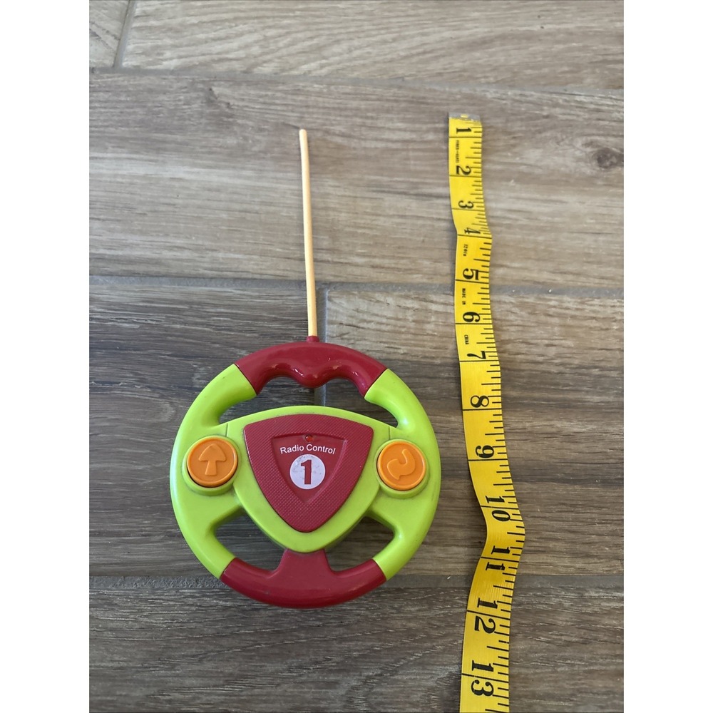 Toddler Red & Yellow RACE CAR Remote Plastic (remote Only)- Works! - Picture 4 of 4
